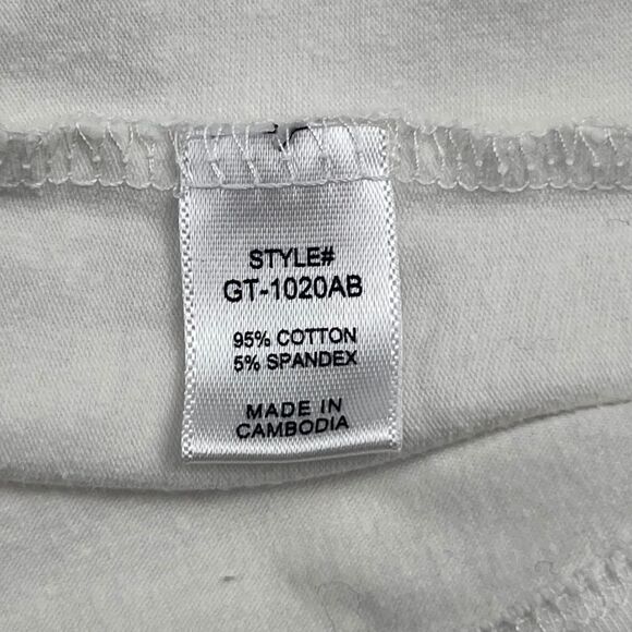 Zenana Medium Plain White Tee Everday Classic Casual Long Sleeve Crew Neck Top - Picture 8 of 9